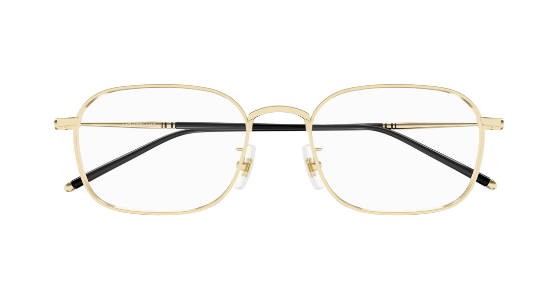 Brillen montblanc mb0414oa 002 dorado square masculino größe 54mm - Detailansicht
