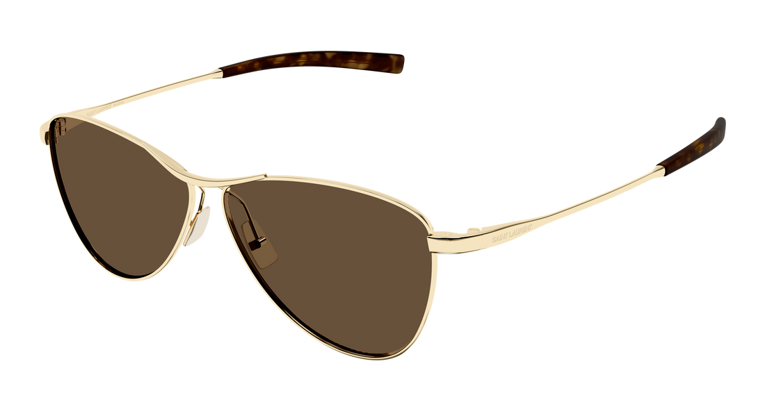 Lunettes de soleil saint laurent sl 831 vesper 005 dorado pilot/navigator femenino taille 55mm - Vue principale