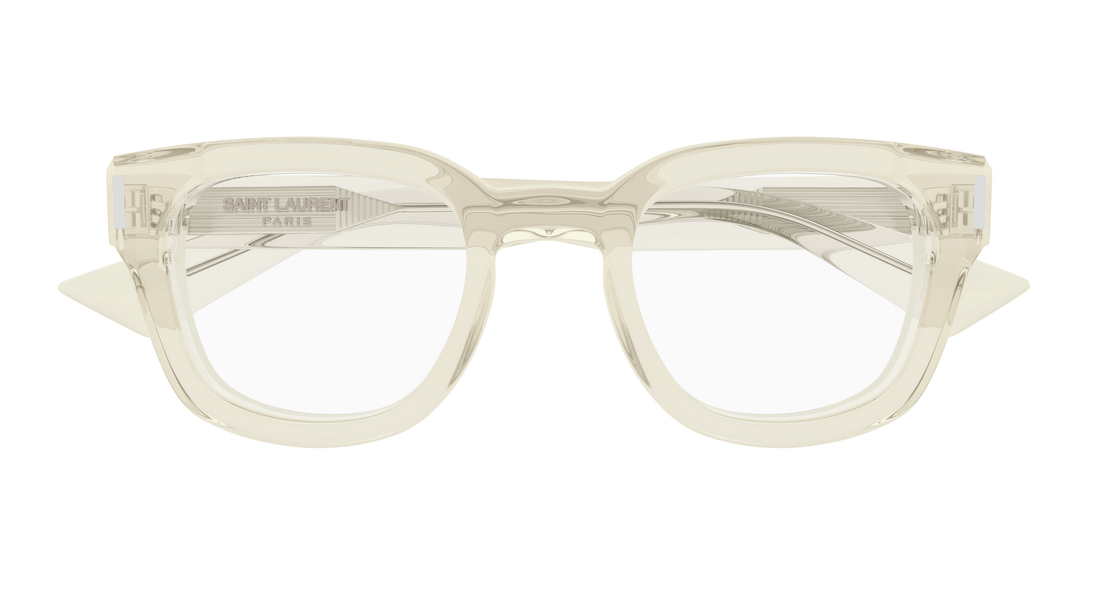 Gafas graduadas saint laurent sl 838 opt 004 amarillo round/oval/panthos unisex talla 48mm - Vista de detalle