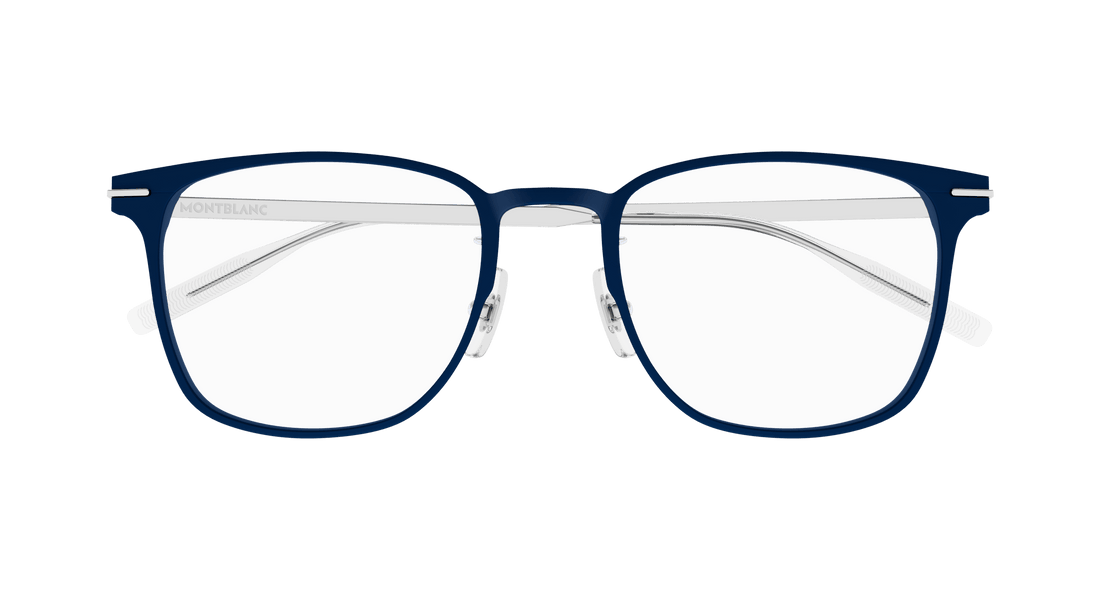 Brillen montblanc mb0397on 004 azul square masculino größe 52mm - Detailansicht