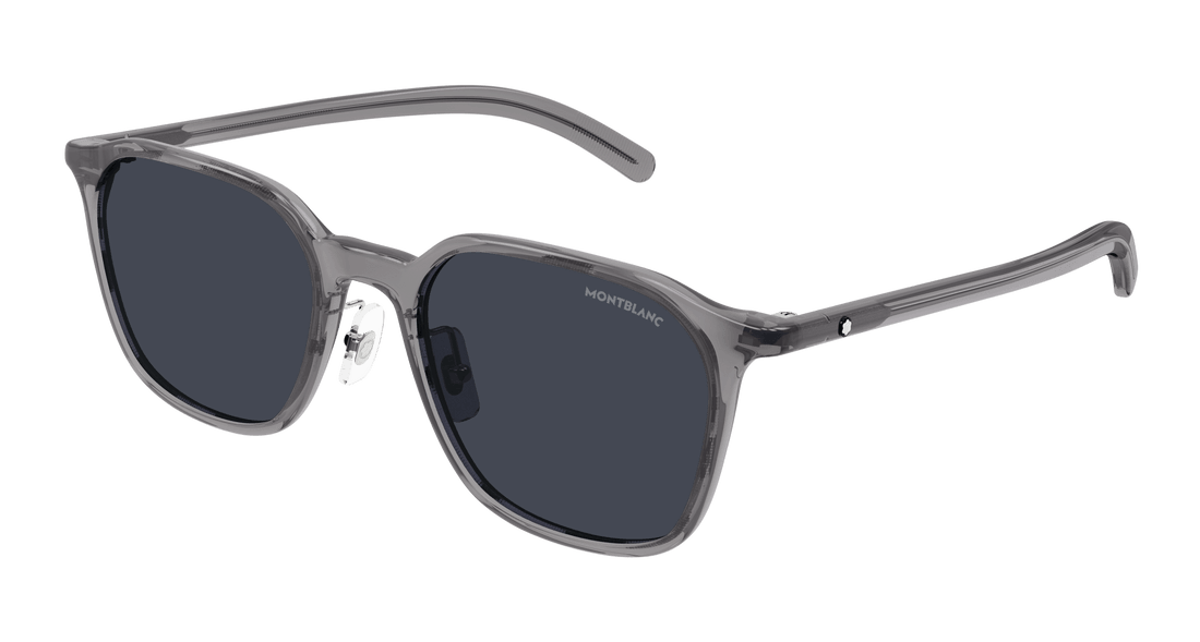 Sonnenbrillen montblanc mb0420sk 004 gris round masculino größe 55mm - Hauptansicht