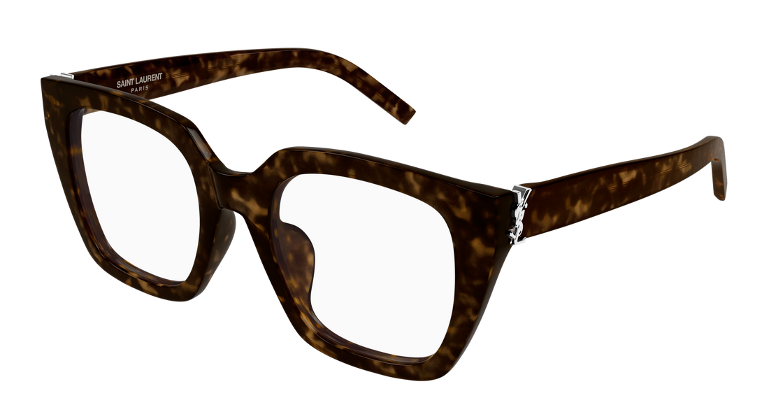Brillen saint laurent sl m143 opt 002 havana cat eye femenino größe 51mm - Hauptansicht