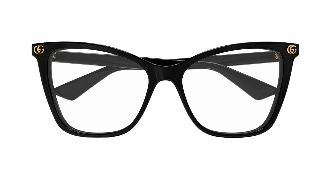 Occhiali da vista gucci gg1817o 001 negro cat eye femenino taglia 55mm - Vista dettagliata