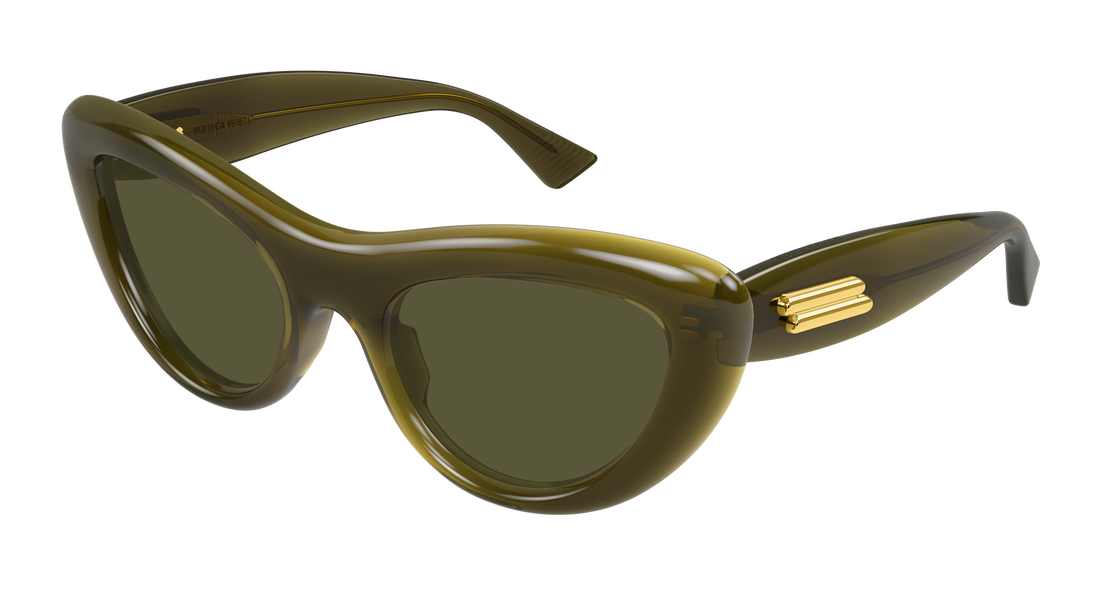 Sonnenbrillen bottega veneta bv1282s 005 verde cat eye femenino größe 53mm - Hauptansicht