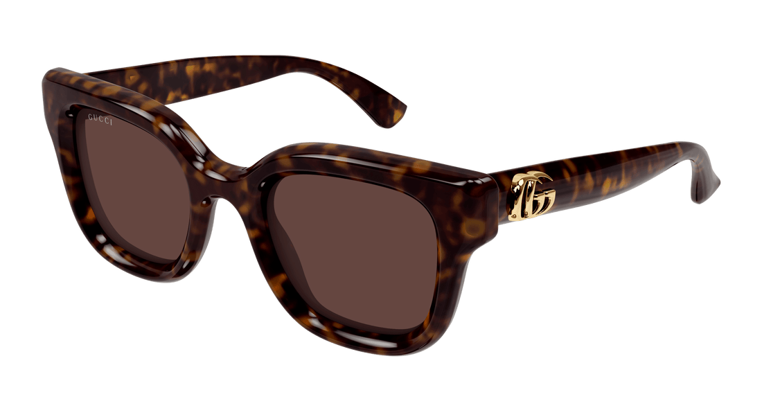 Occhiali da sole gucci gg1828s 002 havana round femenino taglia 49mm - Vista principale