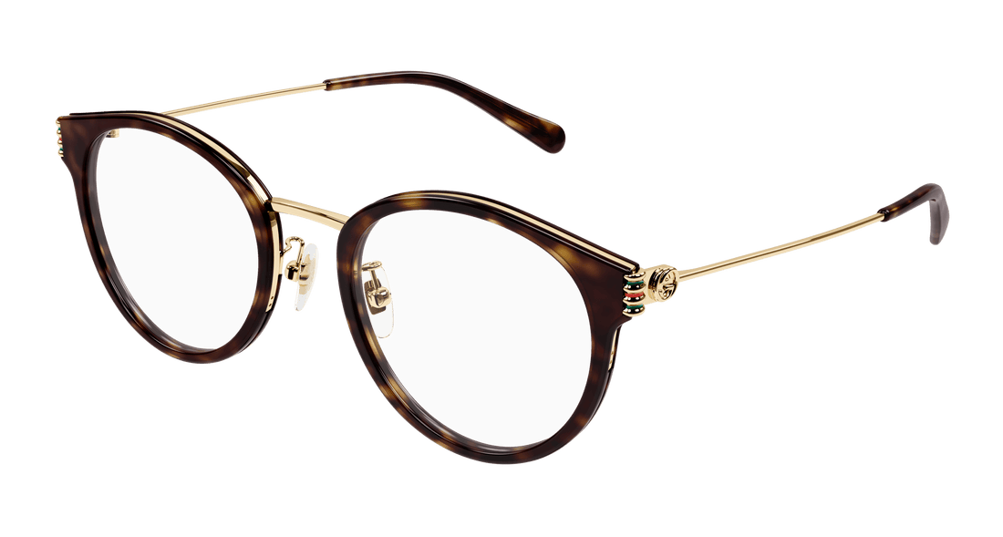 Brillen gucci gg1885oa 002 havana round femenino größe 51mm - Hauptansicht
