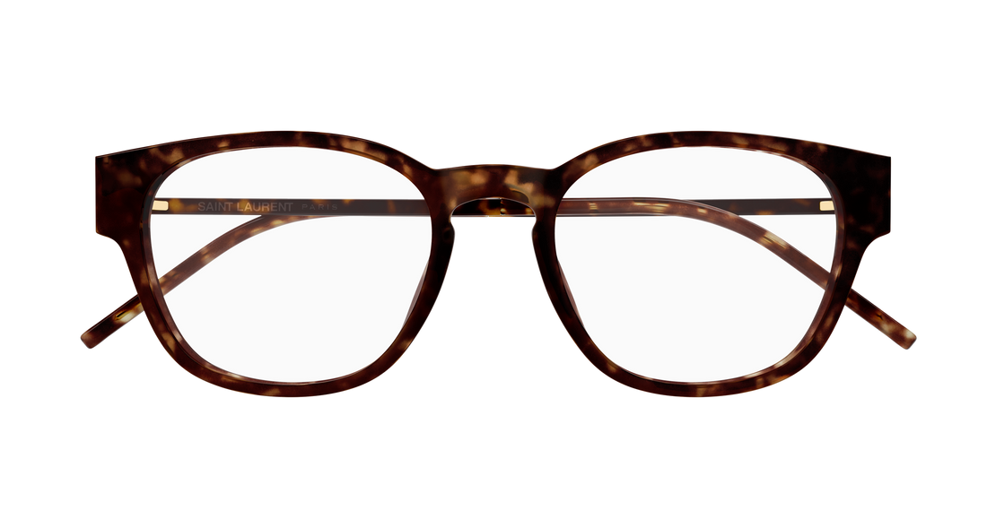 Gafas graduadas saint laurent sl m48o_d/fn 003 havana rectangular / squared femenino talla 51mm - Vista de detalle