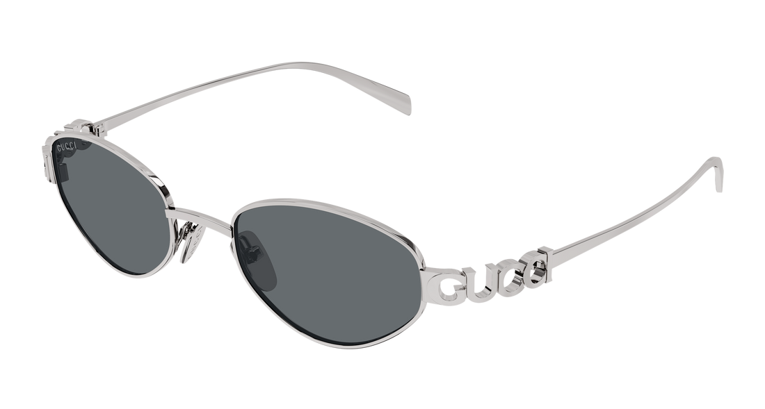 Sonnenbrillen gucci gg1935s 001 plateado geometric femenino größe 47mm - Hauptansicht