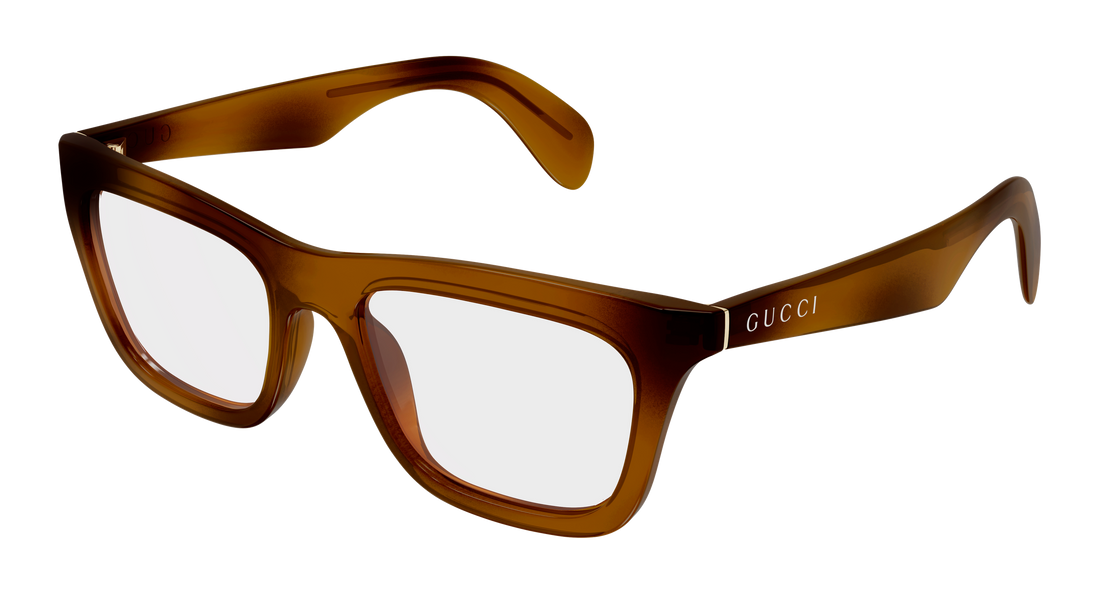 Brillen gucci gg1933o 002 havana rectangular / squared masculino größe 53mm - Hauptansicht