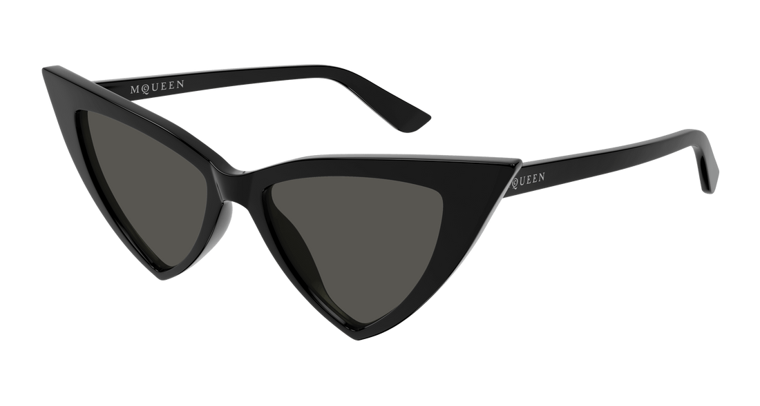 Solglasögon alexander mcqueen am0518s 002 negro cat eye femenino storlek 52mm - Huvudvy