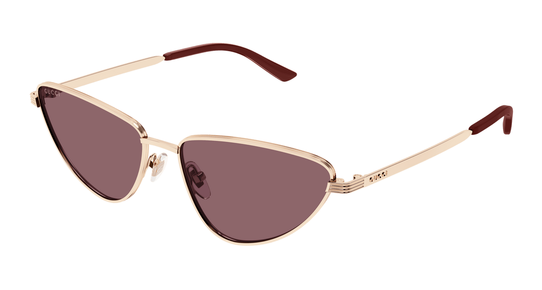 Sunglasses gucci gg1879s 003 dorado cat eye femenino size 57mm - Main view