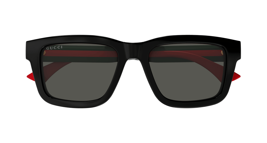 Lunettes de soleil gucci gg1869s 001 negro square masculino taille 53mm - Vue détaillée