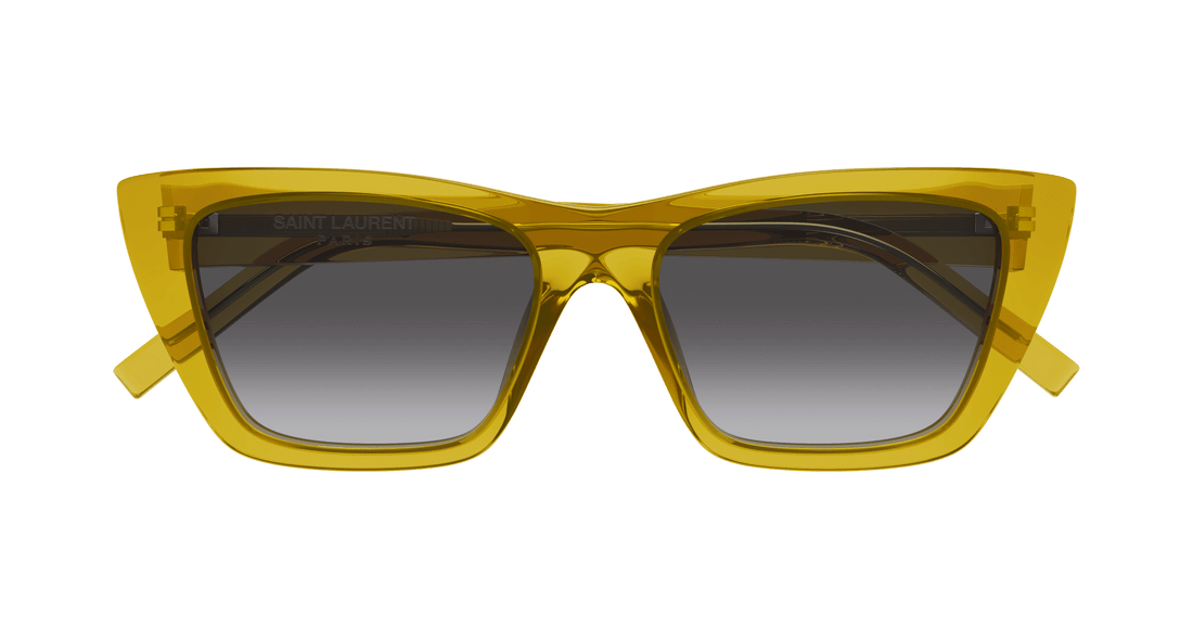 Gafas de sol saint laurent sl 276 mica 062 amarillo cat eye femenino talla 55mm - Vista de detalle