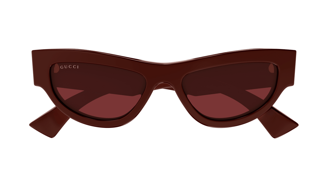 Occhiali da sole gucci gg1834s 003 burdeos cat eye femenino taglia 53mm - Vista dettagliata