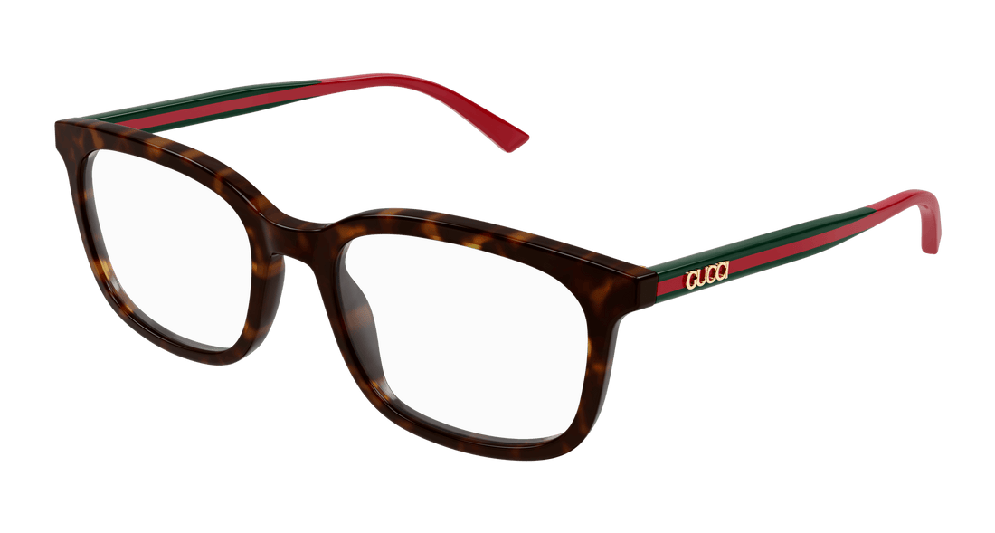Occhiali da vista gucci gg1928o 002 havana square masculino taglia 53mm - Vista principale