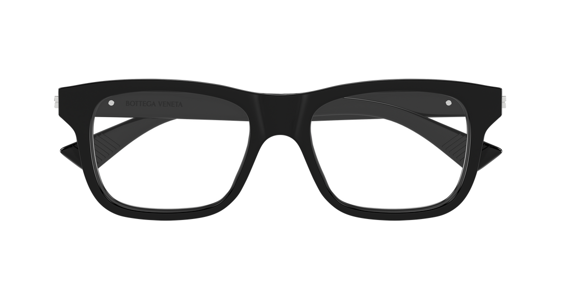 Gafas graduadas bottega veneta bv1412o 001 negro rectangular / squared masculino talla 52mm - Vista de detalle