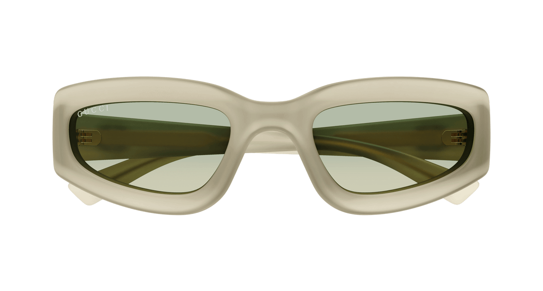 Sunglasses gucci gg1787s 005 amarillo square masculino size 53mm - Detailed view