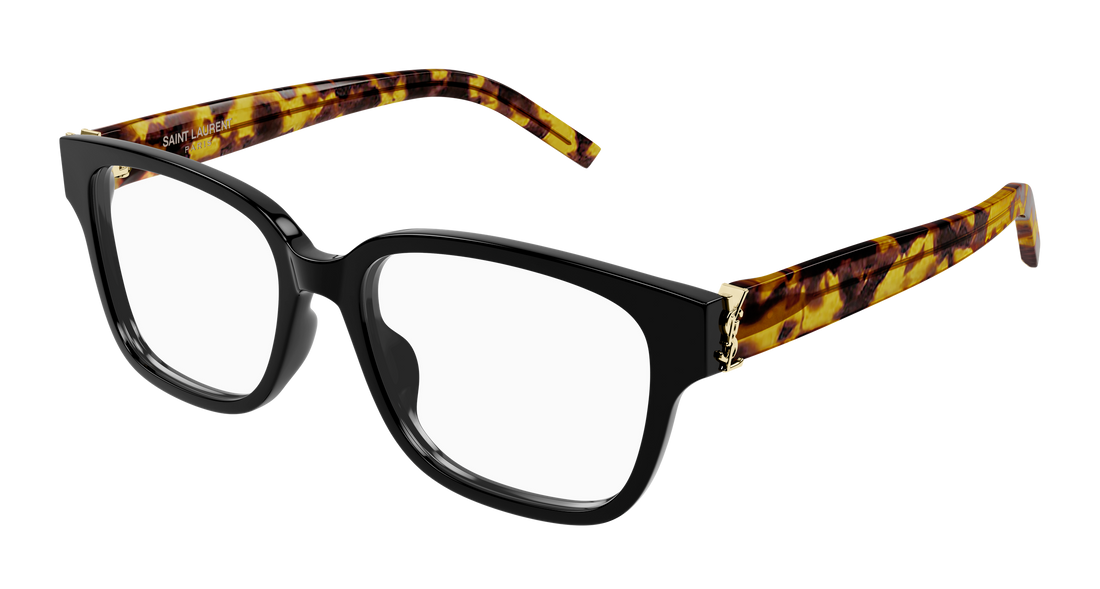 Prescription glasses saint laurent sl m150 006 negro square femenino size 55mm - Main view