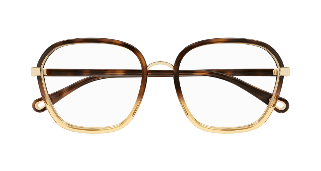 Brillen chloé ch0309o 002 havana square femenino größe 54mm - Detailansicht