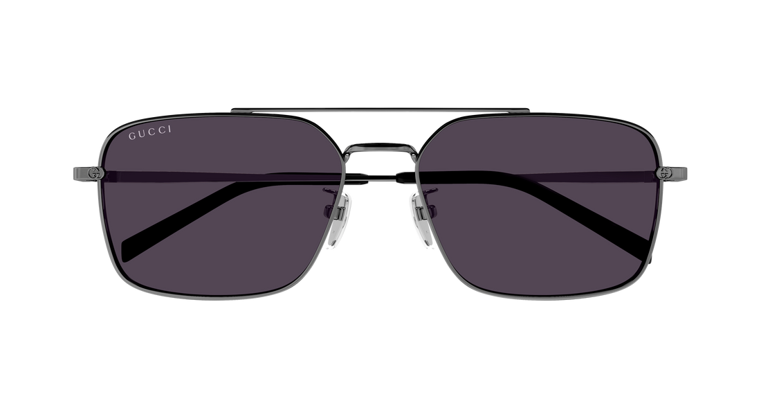 Solglasögon gucci gg1957sa 003 plateado rectangular / squared masculino storlek 58mm - Detaljvy