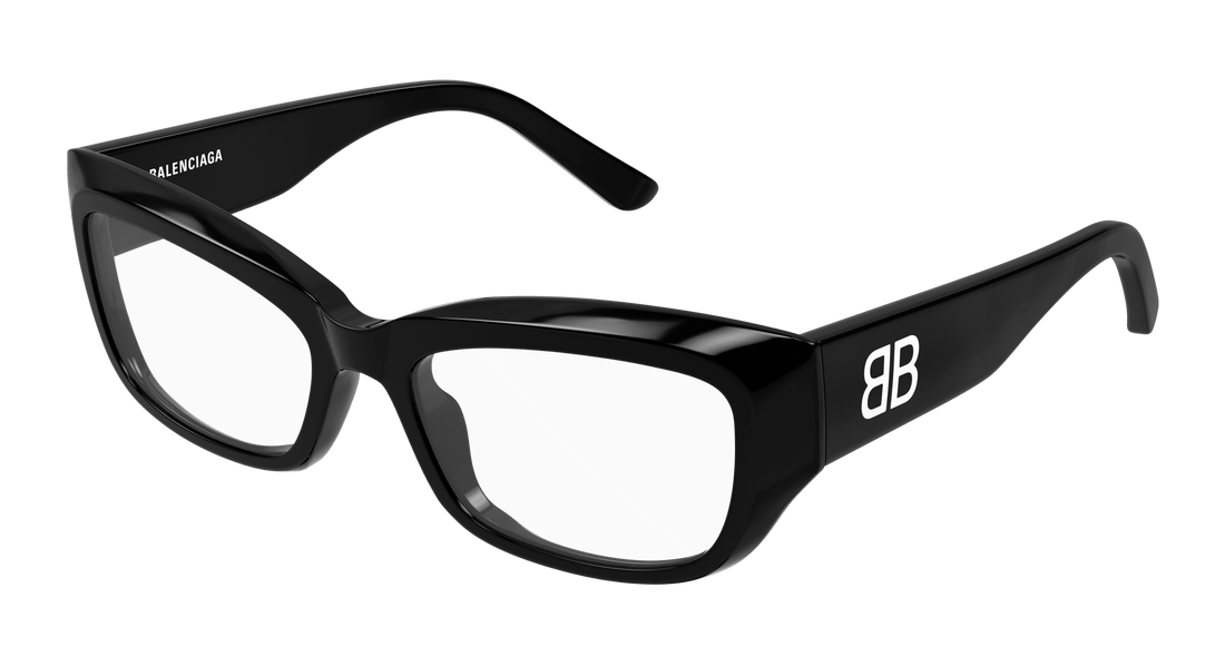 Occhiali da vista balenciaga bb0399o 001 negro square femenino taglia 55mm - Vista principale