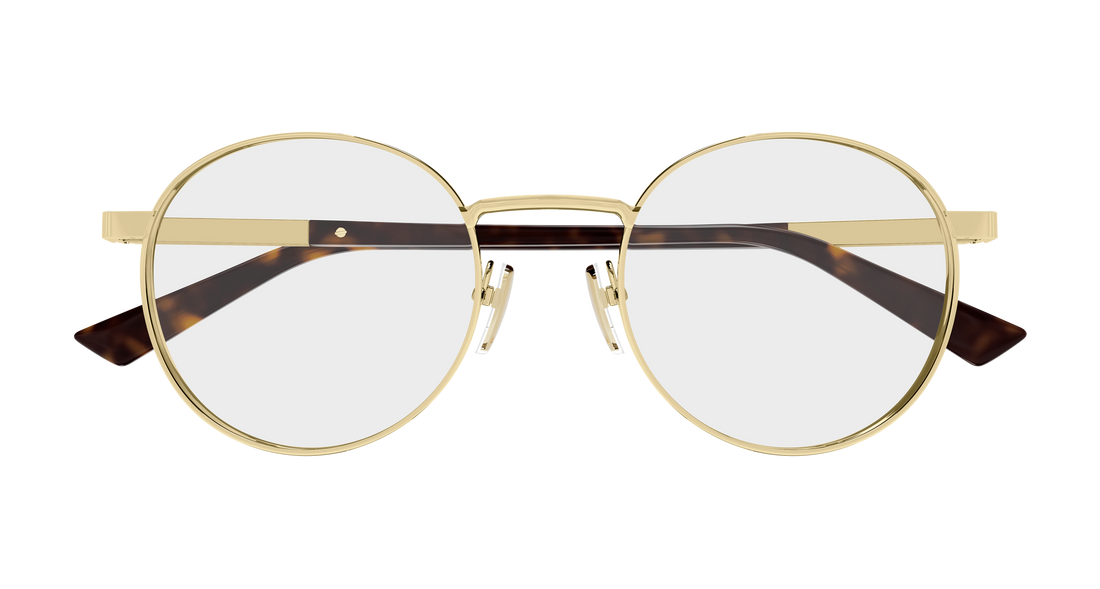 Brillen gucci gg1966ok 002 dorado round/oval/panthos masculino größe 51mm - Detailansicht