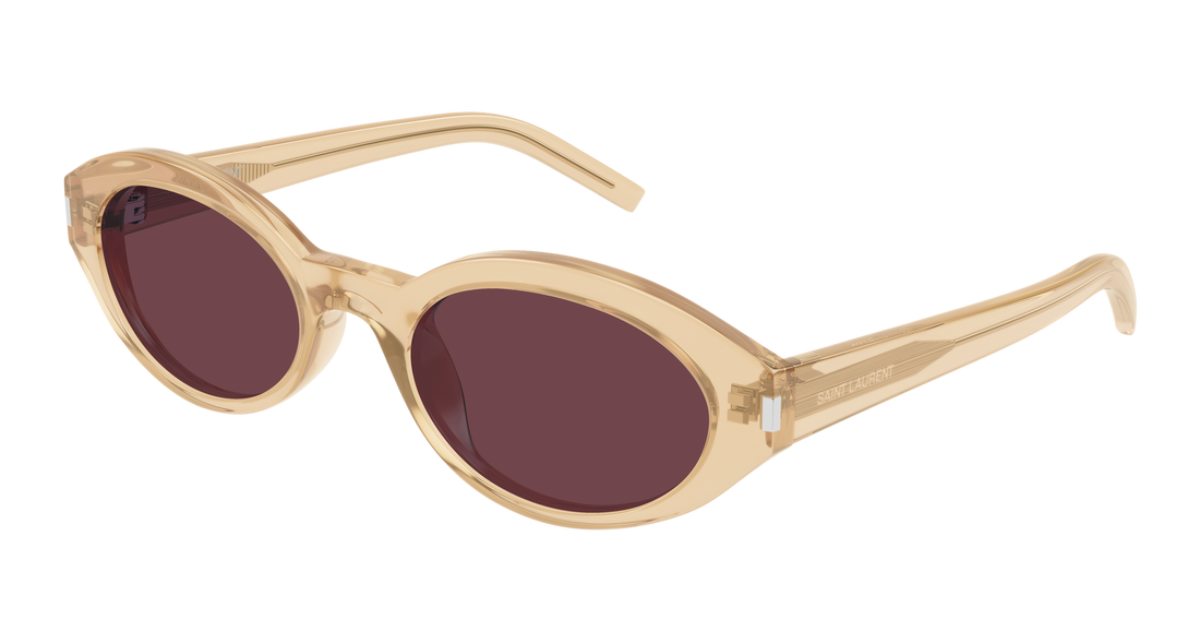 Occhiali da sole saint laurent sl 567 007 amarillo round/oval/panthos femenino taglia 51mm - Vista principale