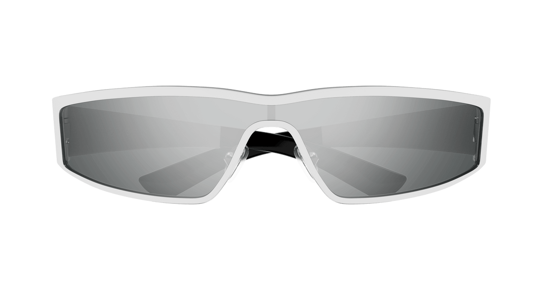 Sunglasses alexander mcqueen am0491s 002 plateado geometric unisex size 99mm - Detailed view