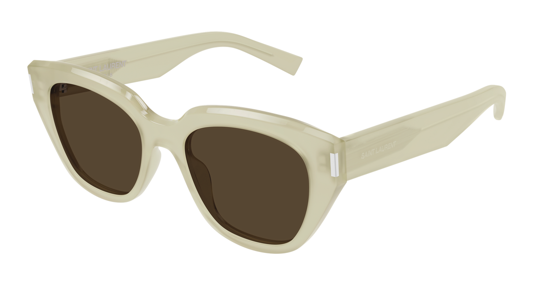 Lunettes de soleil saint laurent sl 827/k 004 beige cat eye femenino taille 54mm - Vue principale