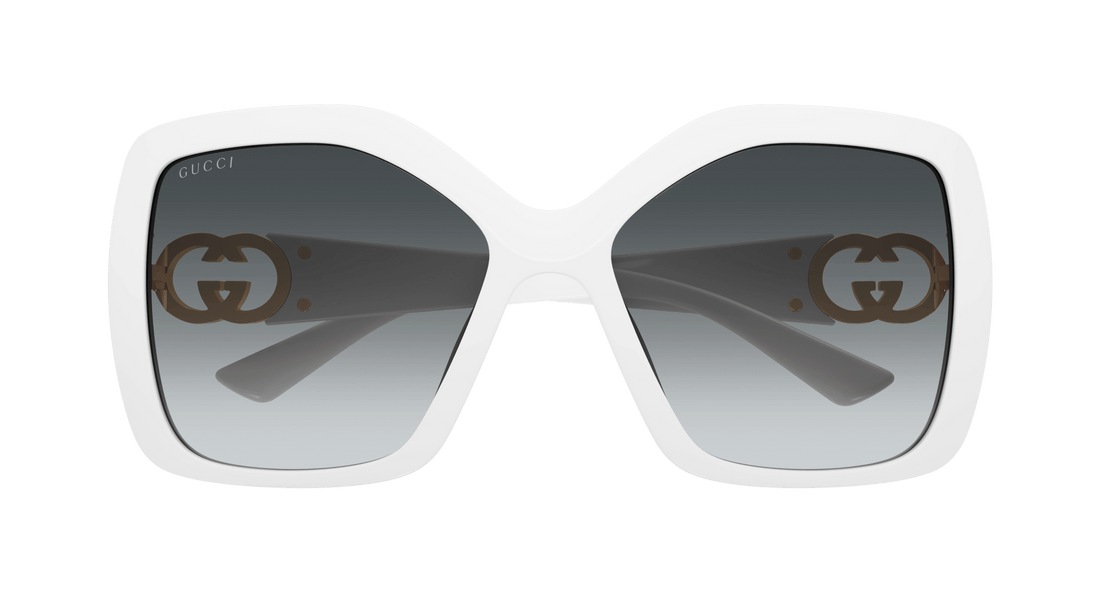 Sonnenbrillen gucci gg2015s 003 blanco rectangular / squared femenino größe 59mm - Detailansicht