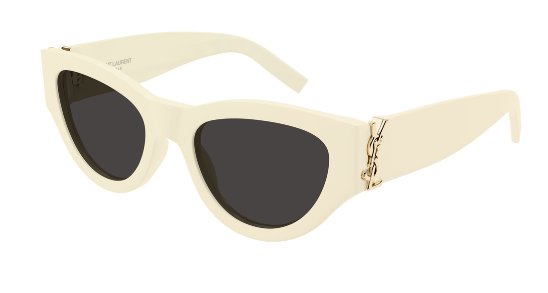 Occhiali da sole saint laurent sl m94 012 beige cat eye femenino taglia 53mm - Vista principale