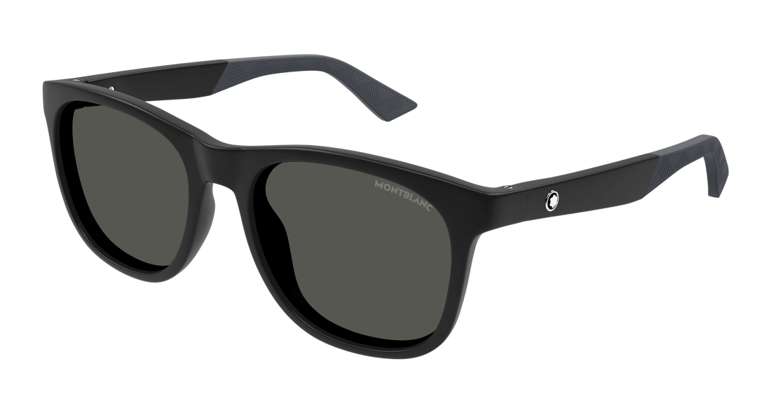 Sonnenbrillen montblanc mb0400s 002 negro square masculino größe 55mm - Hauptansicht