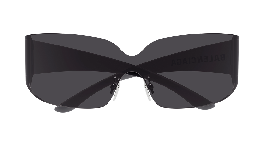Occhiali da sole balenciaga bb0421s 001 gris mask unisex taglia 99mm - Vista dettagliata