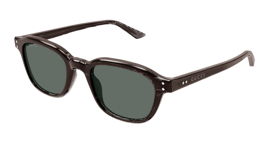 Occhiali da sole gucci gg1892s 003 marron round masculino taglia 50mm - Vista principale