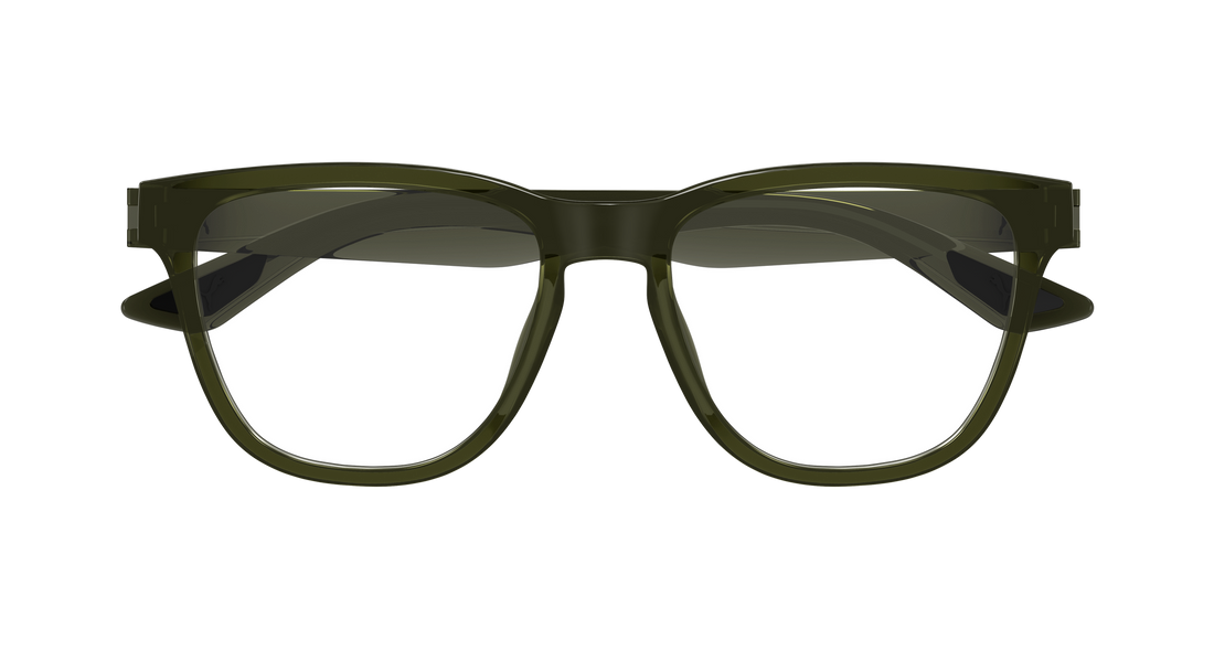 Gafas graduadas puma pu0506o 005 verde rectangular / squared masculino talla 54mm - Vista de detalle