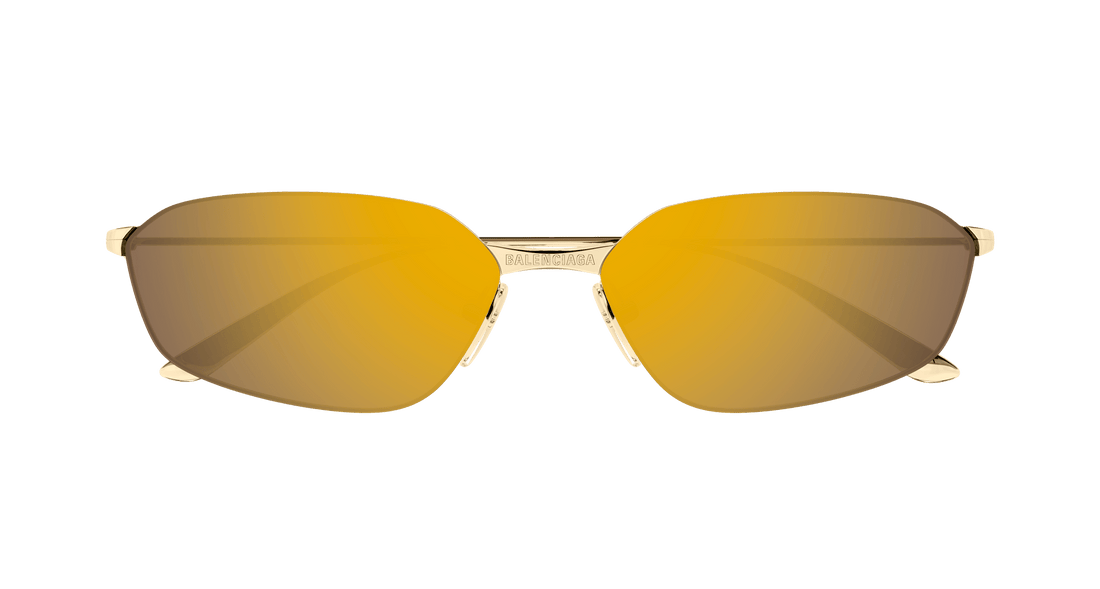 Occhiali da sole balenciaga bb0412s 004 dorado geometric unisex taglia 62mm - Vista dettagliata