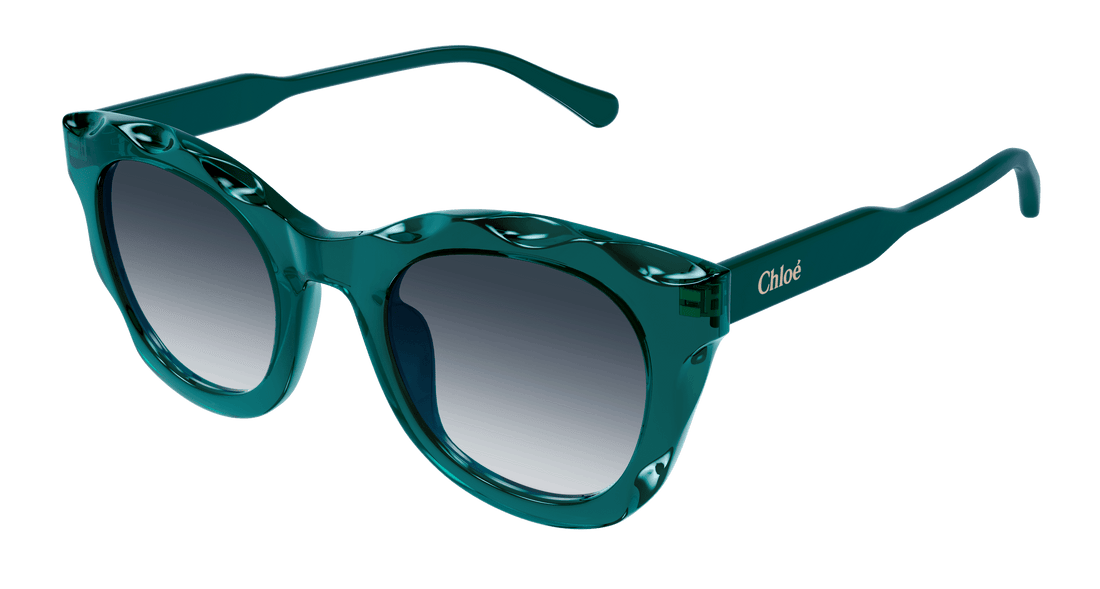 Gafas de sol chloé ch0295s 005 verde round femenino talla 50mm - Vista principal