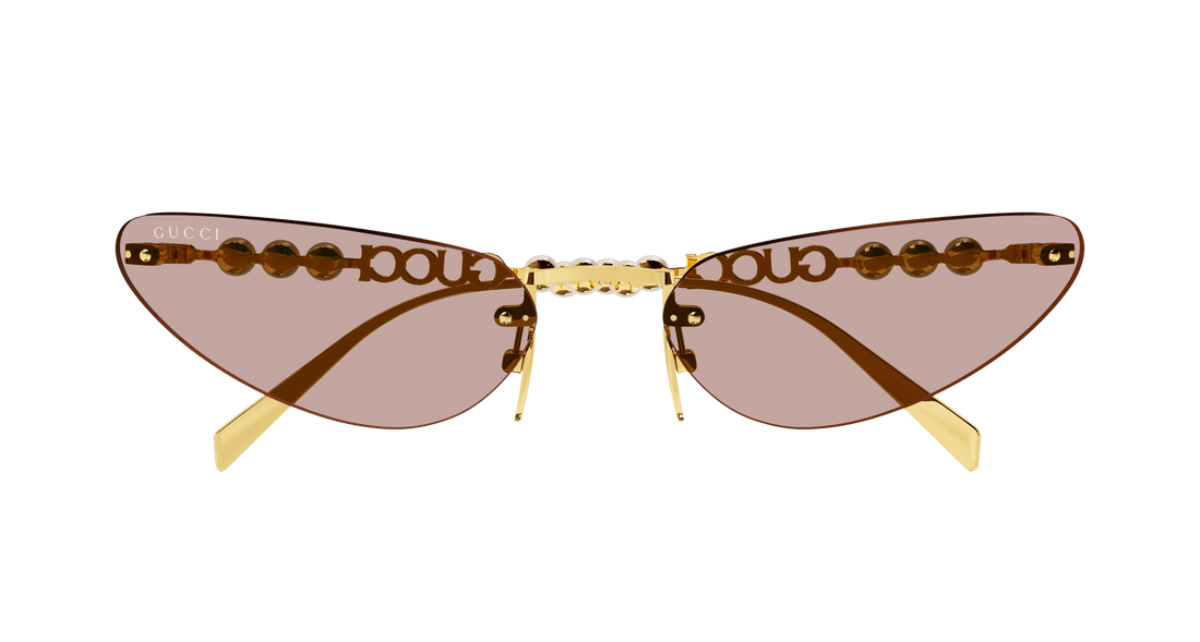 Sonnenbrillen gucci gg1920s 004 dorado cat eye femenino größe 63mm - Detailansicht