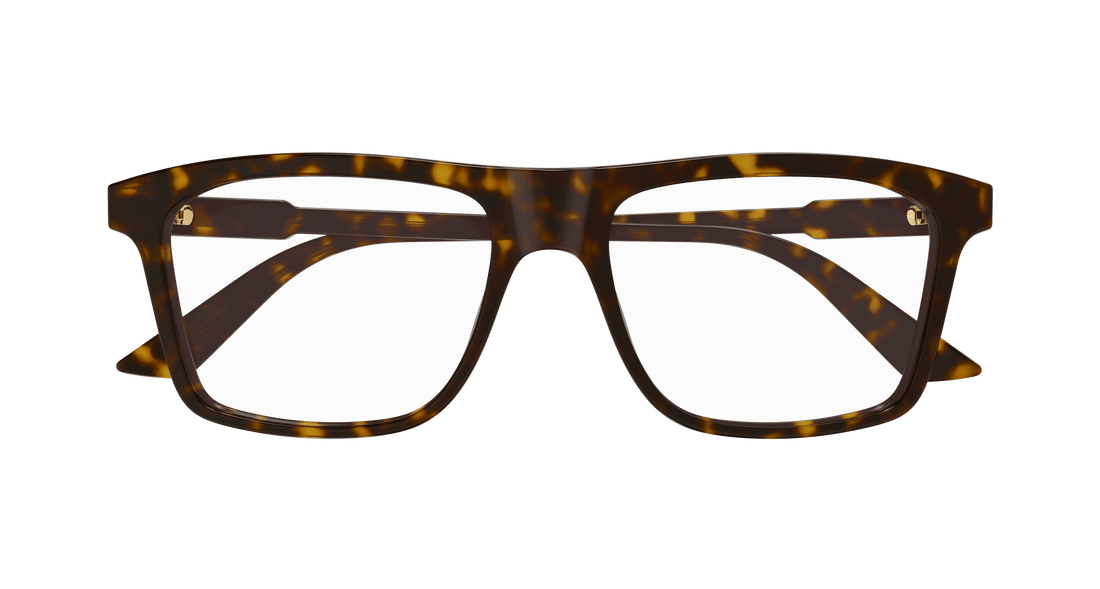 Brillen gucci gg1820o 002 havana square masculino maat 55mm - Detailaanzicht