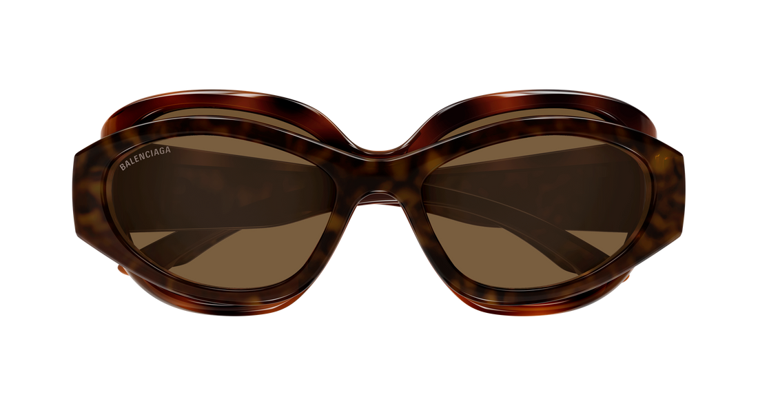 Sonnenbrillen balenciaga bb0456s 003 havana cat eye unisex größe 59mm - Detailansicht