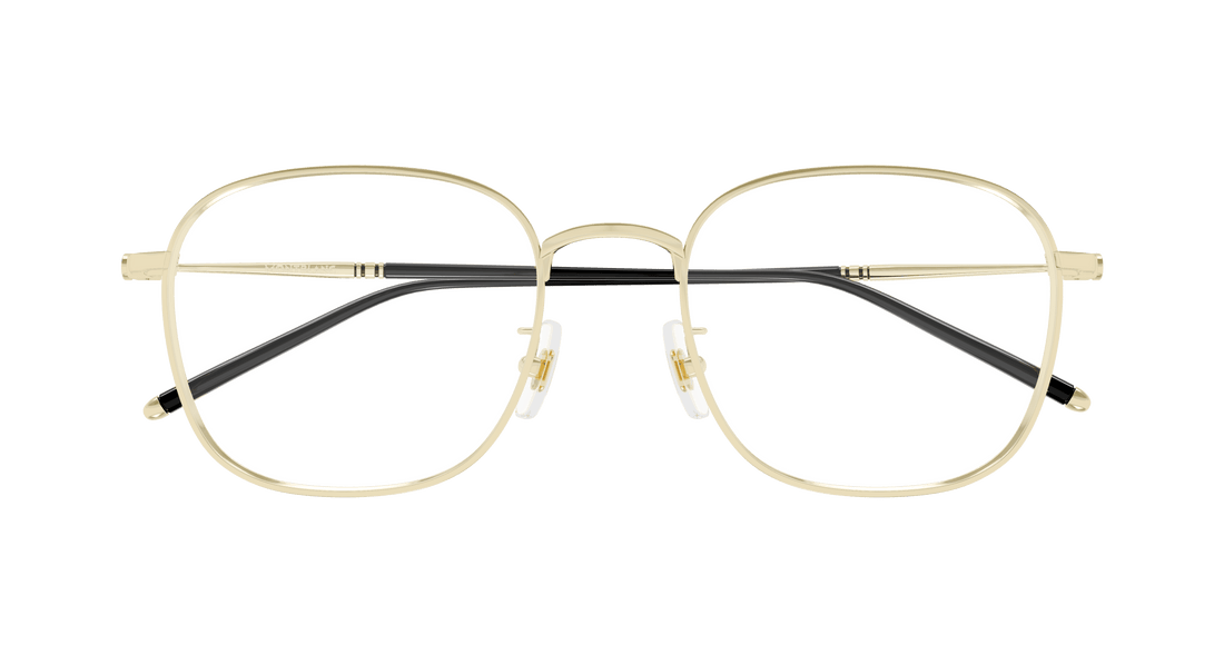 Brillen montblanc mb0415oa 002 dorado square masculino größe 54mm - Detailansicht