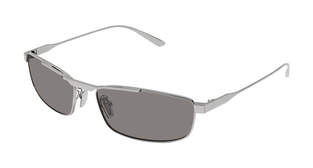 Occhiali da sole balenciaga bb0451s 003 plateado rectangular / squared unisex taglia 61mm - Vista principale