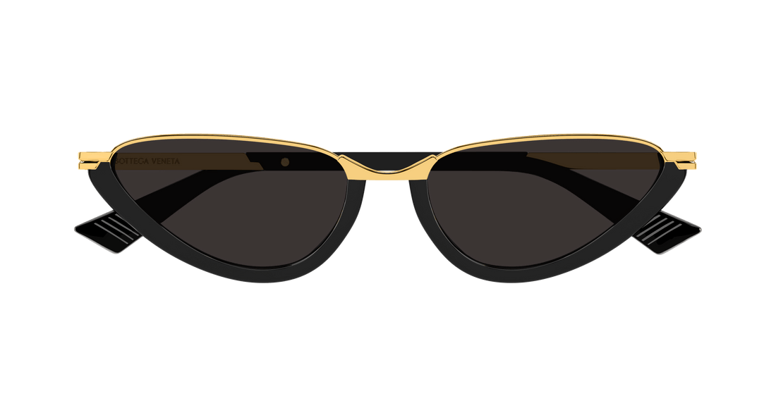 Lunettes de soleil bottega veneta bv1346s 001 negro cat eye femenino taille 56mm - Vue détaillée