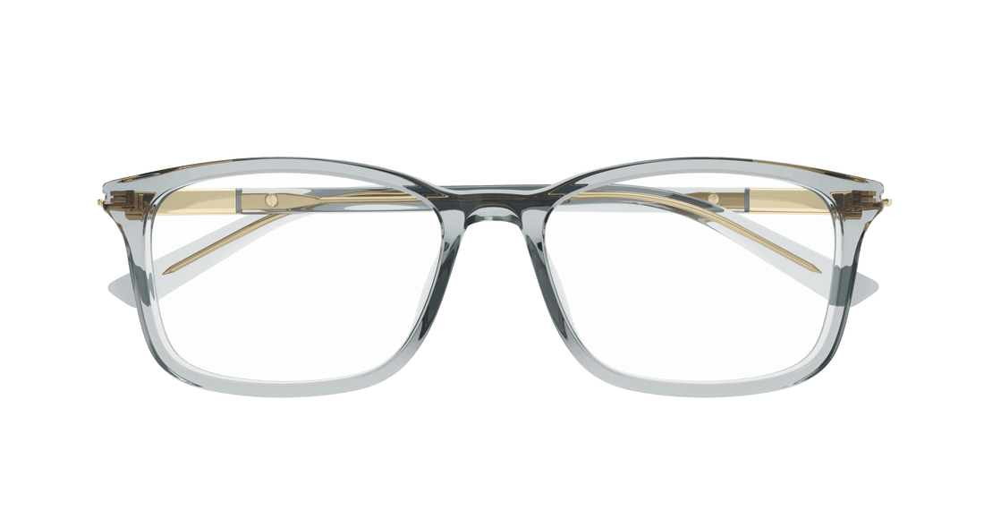 Brillen gucci gg1900oa 003 gris square masculino größe 56mm - Detailansicht