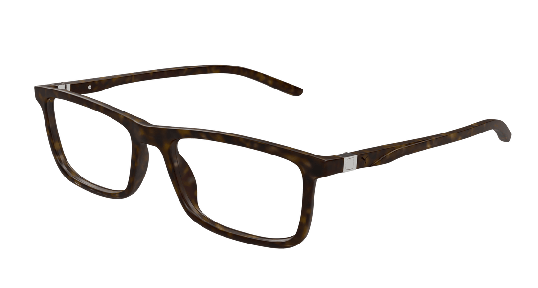 Brillen puma pu0491o 005 havana square masculino größe 56mm - Hauptansicht