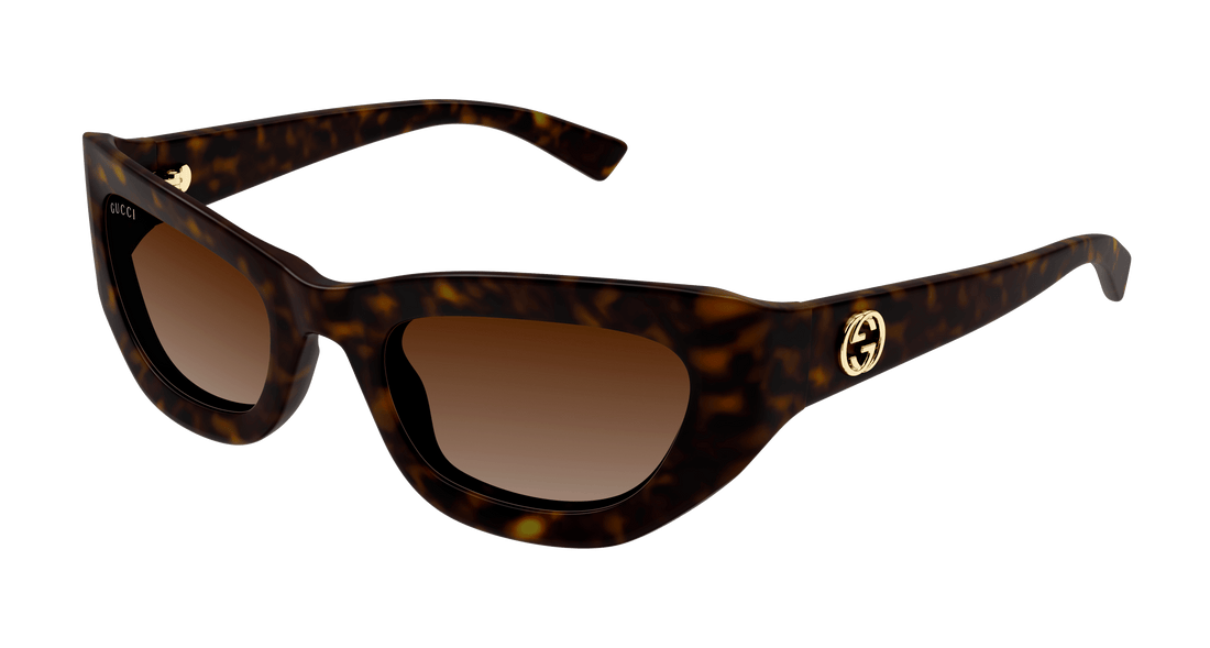 Sunglasses gucci gg1784s 002 havana cat eye femenino size 52mm - Main view