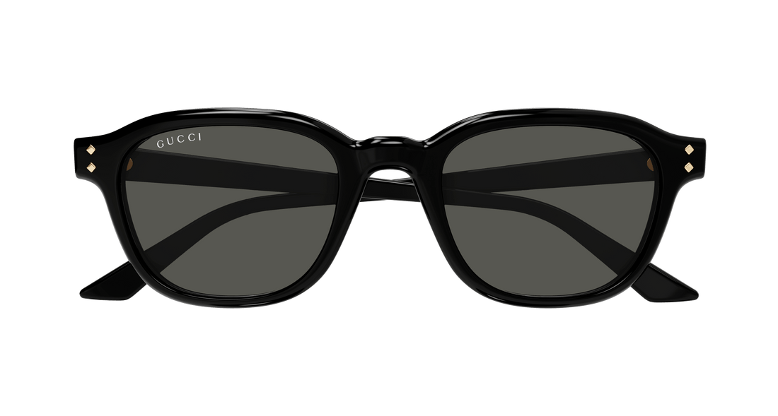 Occhiali da sole gucci gg1892s 001 negro round masculino taglia 50mm - Vista dettagliata
