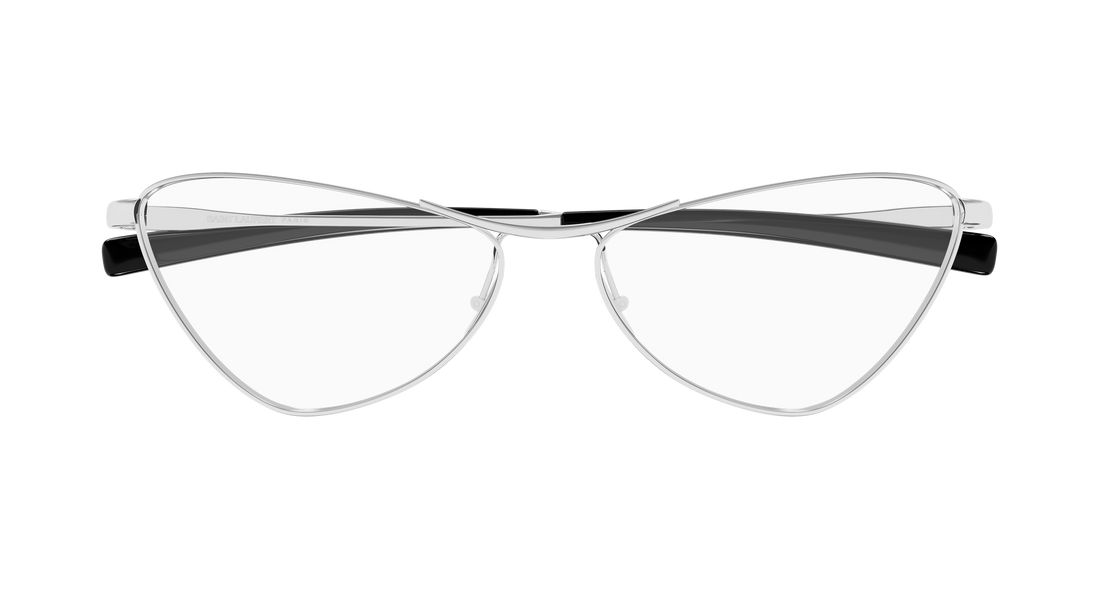 Brillen saint laurent sl 830 opt 003 plateado cat eye femenino größe 56mm - Detailansicht