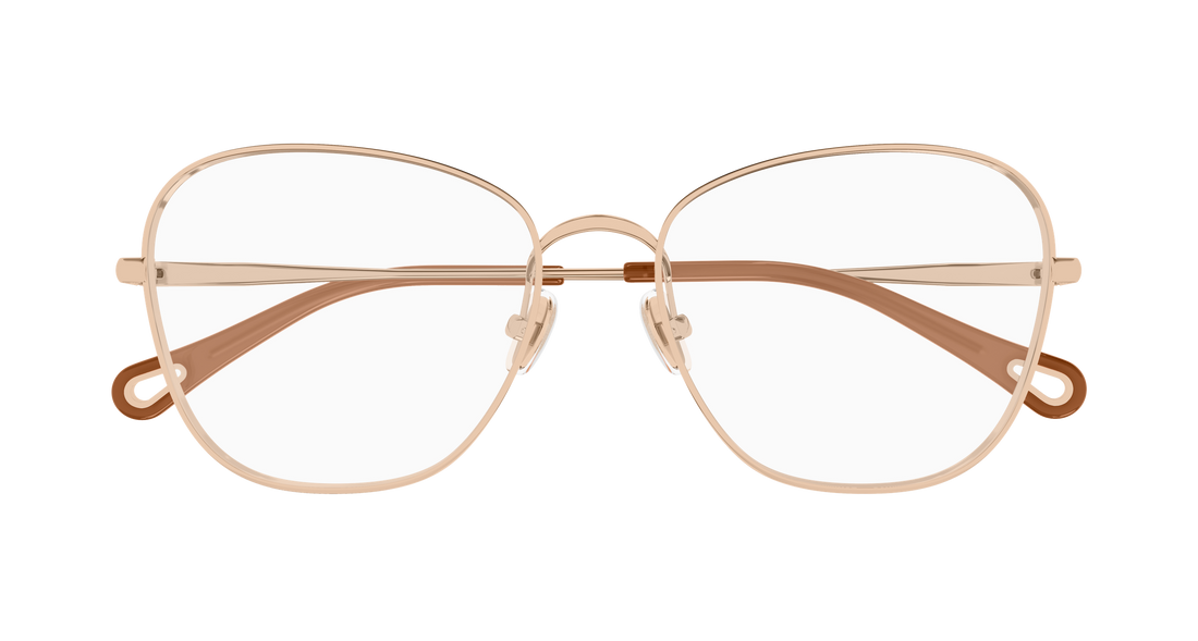 Óculos graduados chloé ch0344o 002 rojo cat eye femenino tamanho 56mm - Vista de detalhe