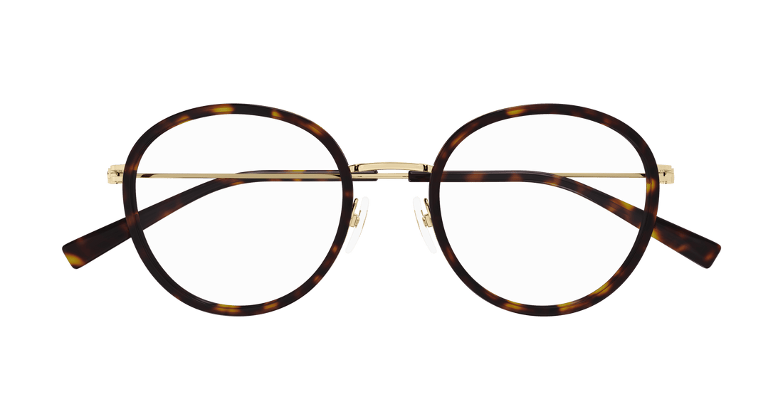 Óculos graduados gucci gg1851o 002 havana round femenino tamanho 50mm - Vista de detalhe